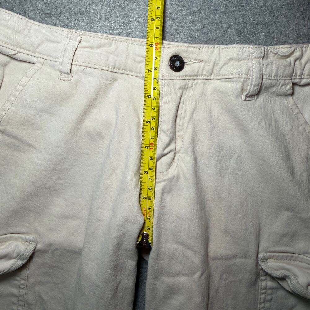YMI Women's Cargo Short 09 Beige Casual Stretch Cotton Blend - Picture 7 of 8